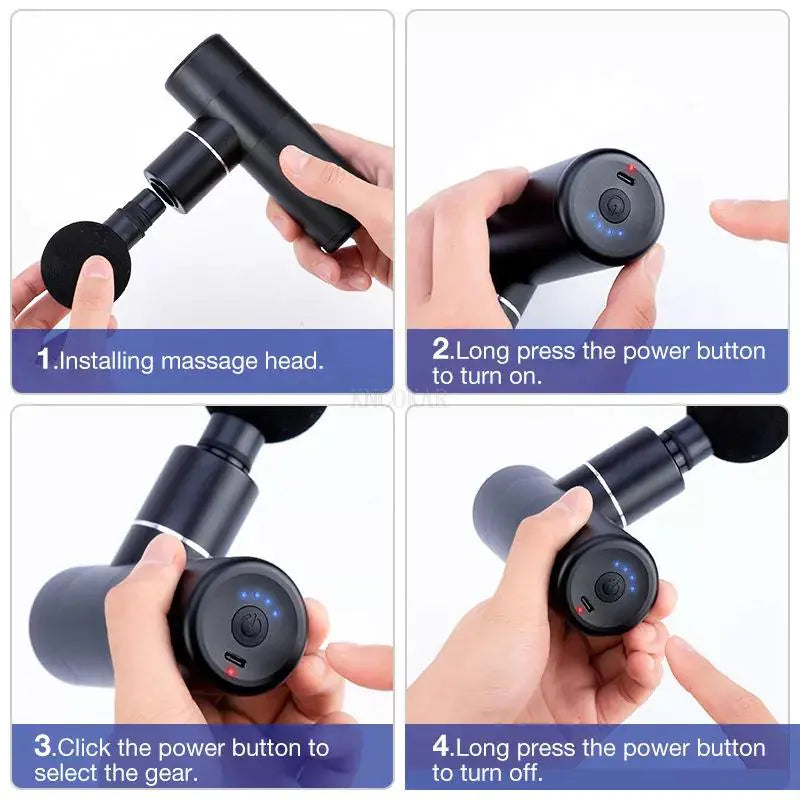 Portable Mini Silent Fascia Gun for Muscle Relief