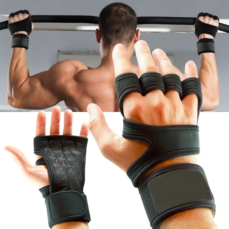 Silicone Breathable Weightlifting Gloves for Outdoor Sports