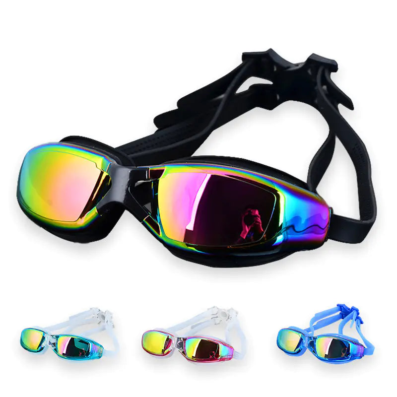 Professional Diving Goggles Set with Swim Cap and Glasses