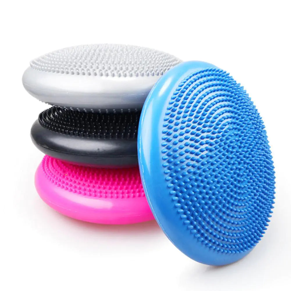 PVC Yoga Balance Mat with Pump for Fitness and Therapy