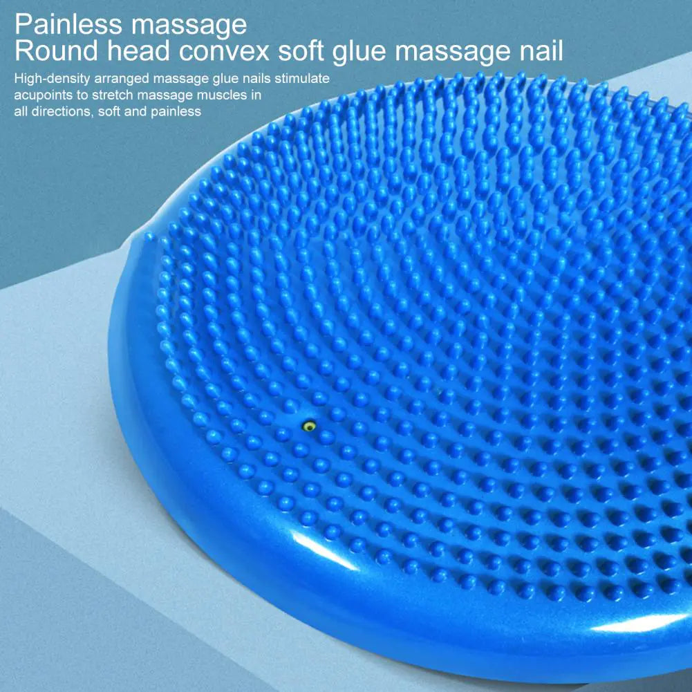 PVC Yoga Balance Mat with Pump for Fitness and Therapy